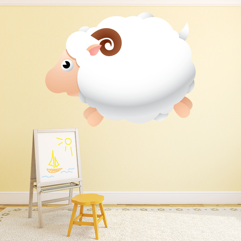 White Sheep Farm Wall Sticker