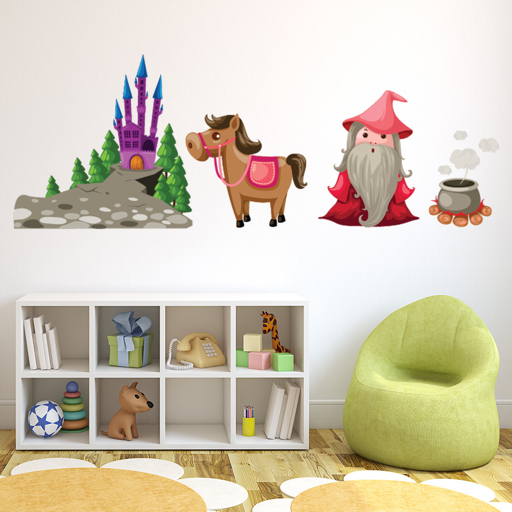 Wizard Fairytale Wall Sticker Set