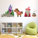 Wizard Fairytale Wall Sticker Set