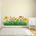 Yellow Daisy Flowers Floral Wall Sticker
