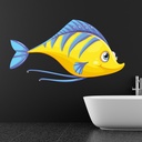 Yellow Fish Wall Sticker Wall Sticker