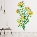 Yellow Flower Bouquet Floral Wall Sticker