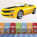 Yellow Sports Car Wall Sticker