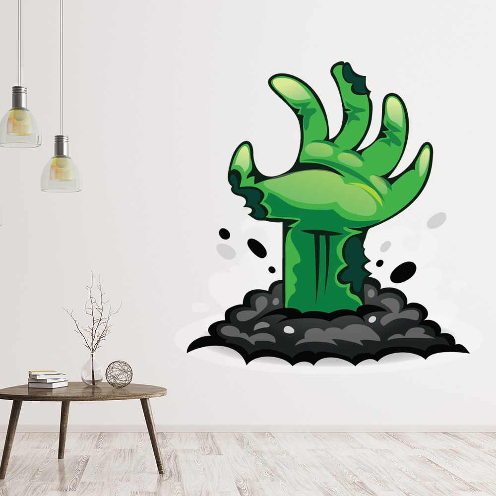 Zombie Hand Halloween Wall Sticker - Mod5