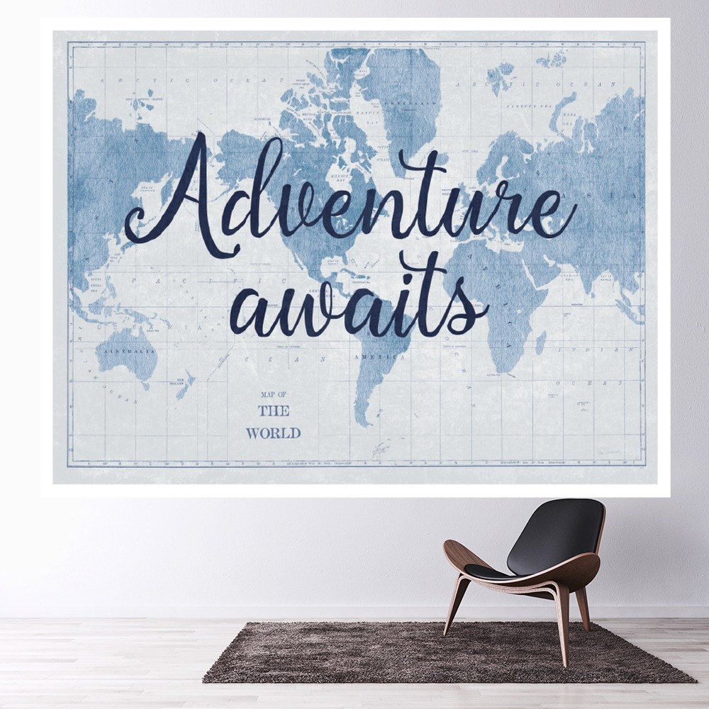 Adventure Awaits Wall Sticker by Sue Schlabach