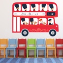 All Aboard Wall Sticker by Klara Hawkins
