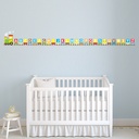 Alphabet Train ABC Childrens Wall Sticker
