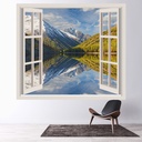 Altai Mountain Russia 3D Window Wall Sticker