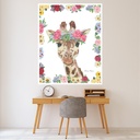 Animal Flower Friends II Wall Sticker by Emily Adams