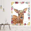 Animal Flower Friends III Wall Sticker by Emily Adams