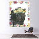 Animal Flower Friends V Wall Sticker by Emily Adams
