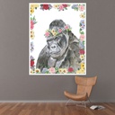 Animal Flower Friends VI Wall Sticker by Emily Adams