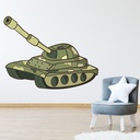 Army Tank Military Kids Wall Sticker