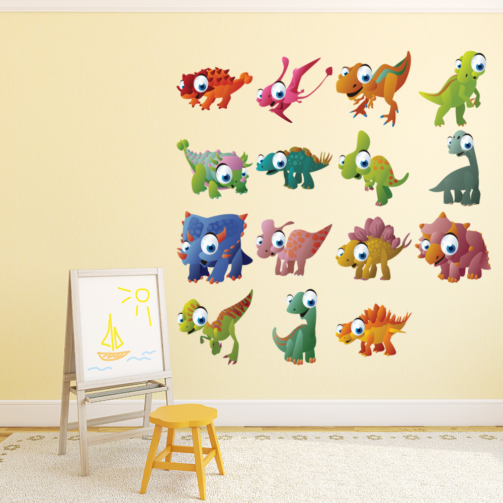 Baby Dinosaur Wall Sticker Set