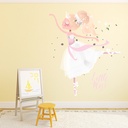 Ballet Dancer Little Miss Wall Sticker
