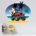 Beach Buggy Jeep Wall Sticker