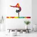 Beam Gymnastics Wall Sticker