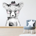 Cute Bear Woodland Baby Nursery Wall Sticker