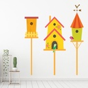 Bird House Wall Sticker Set