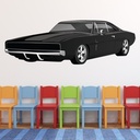 Black Car Wall Sticker