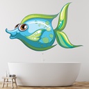 Blue Fish Wall Sticker Wall Sticker