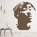 2Pac Rapper Tupac Shakur Music Wall Sticker