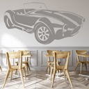 Ac Cobra Car Vintage Transport Wall Sticker