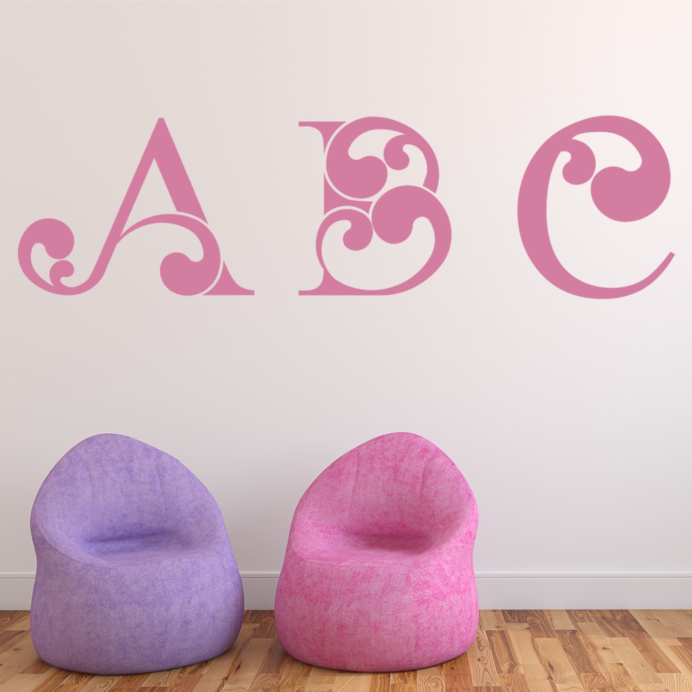 ABC Alphabet Nursery Wall Sticker - Mod7