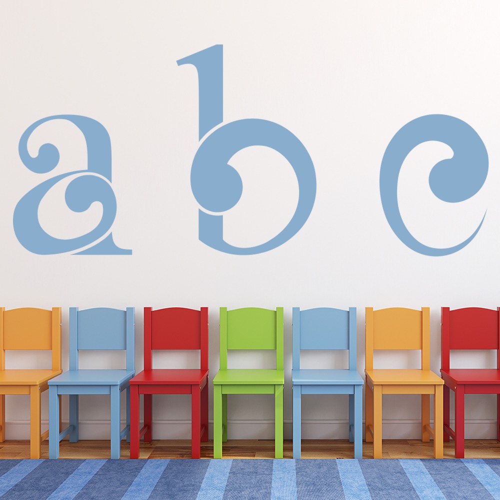 ABC Alphabet Nursery Wall Sticker - Mod6