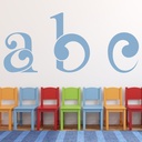ABC Alphabet Nursery Wall Sticker - Mod6