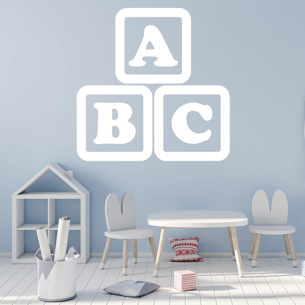 ABC Alphabet Nursery Wall Sticker - Mod5