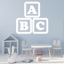 ABC Alphabet Nursery Wall Sticker - Mod5