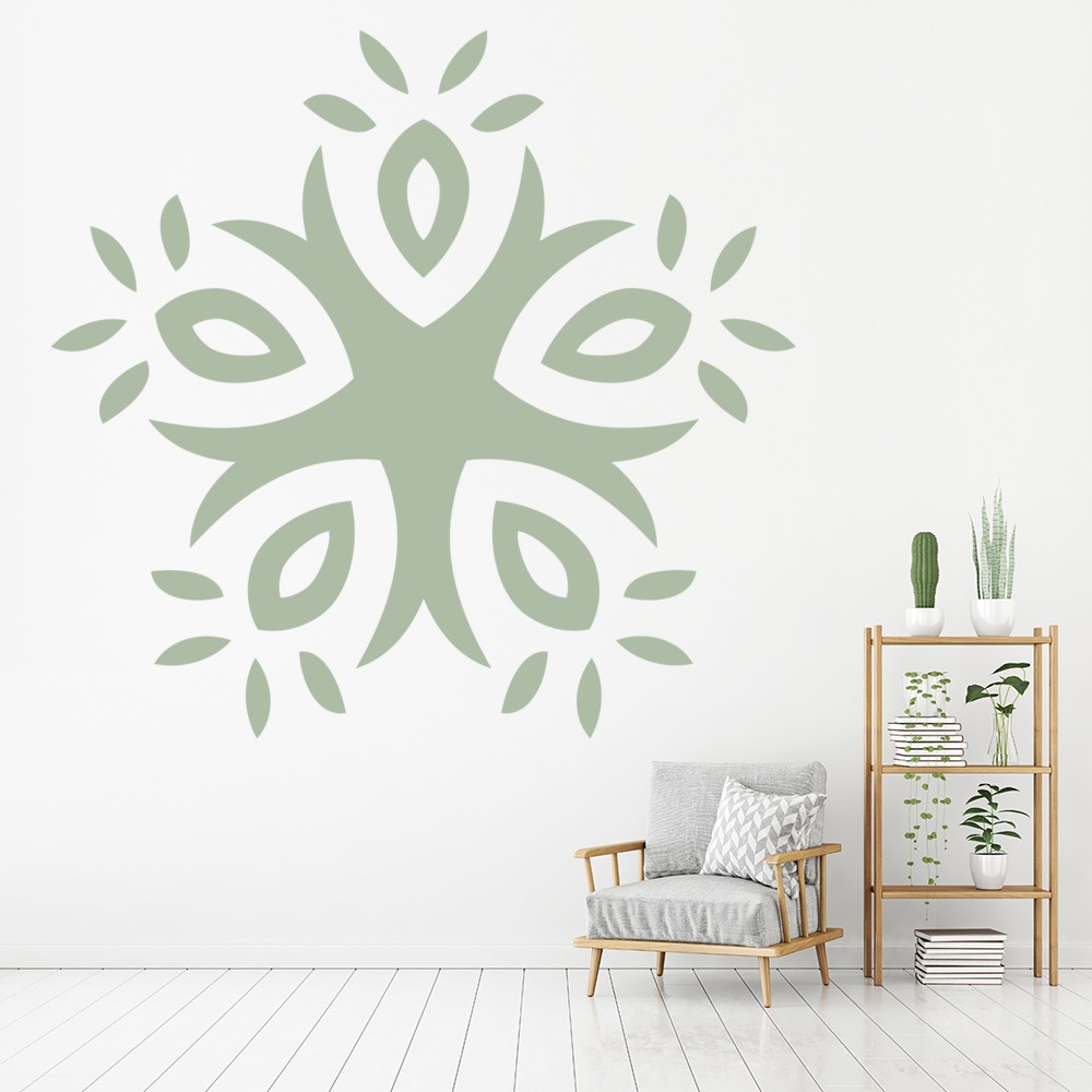 Abstract Flower Wall Sticker