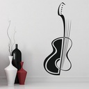 Abstract Guitar Music Wall Sticker