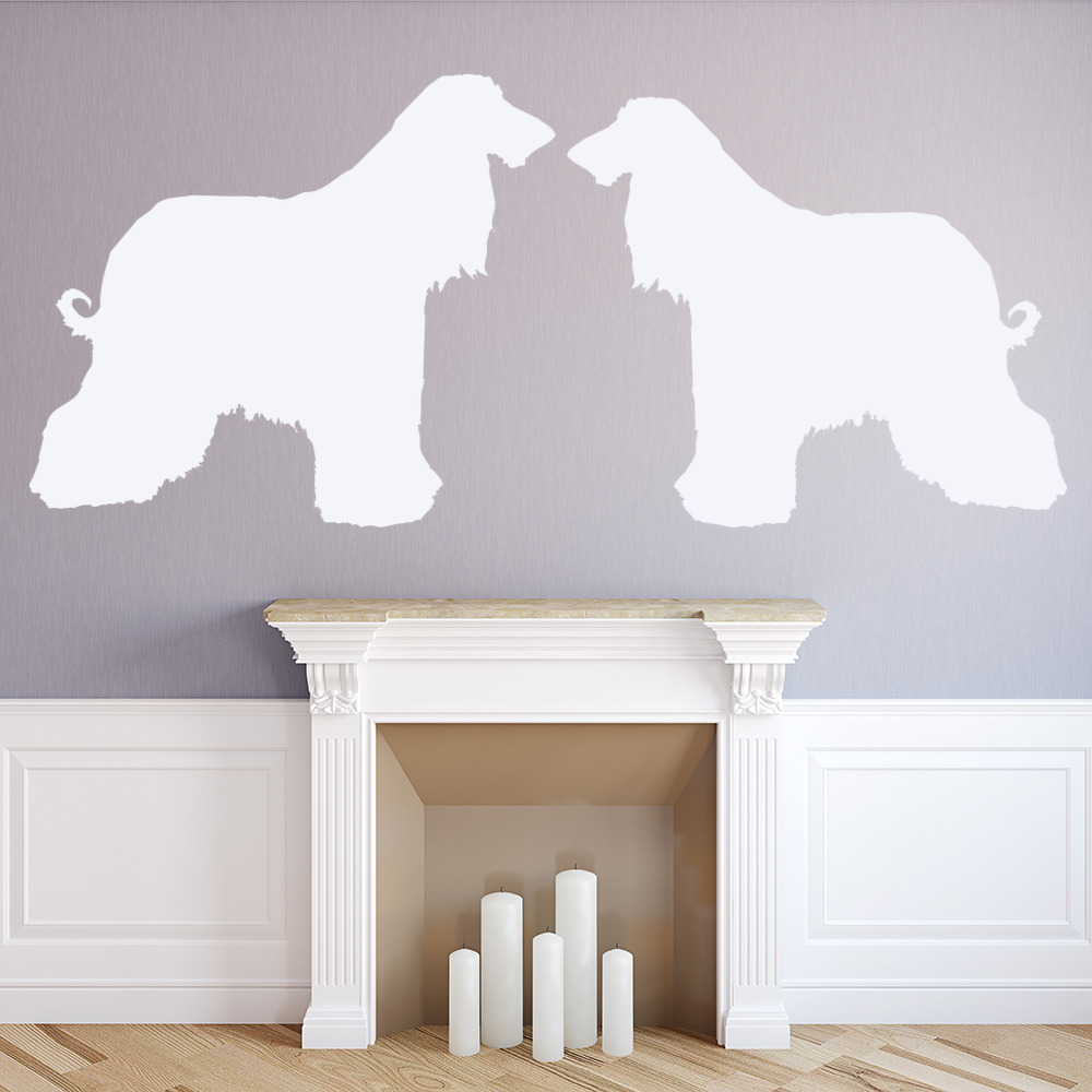 Afghan Hound Dog Wall Sticker