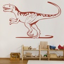 Alectrosaurus Jurassic Dinosaur Wall Sticker