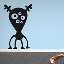Alien Monster Halloween Wall Sticker