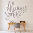 Always Smile School Quote Wall Sticker