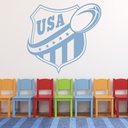 American Football Badge Sports Gym Wall Sticker