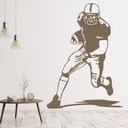 American Football Player Sports Gym Wall Sticker