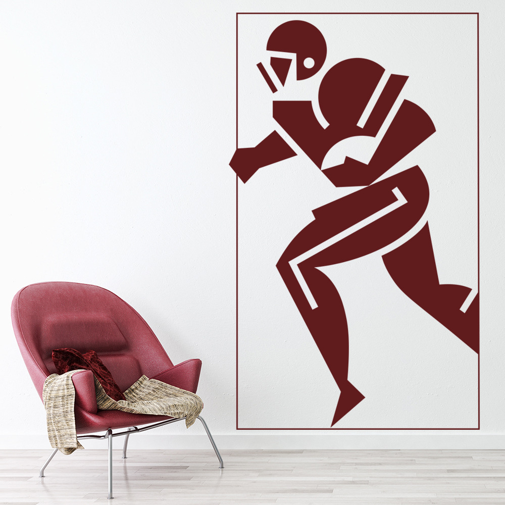 American Football Player Sports Hobbies Wall Sticker - Mod5