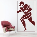 American Football Player Sports Hobbies Wall Sticker - Mod5