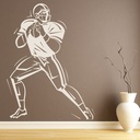 American Football Player Sports Wall Sticker - Mod6