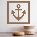 Anchor Badge Sailing Transport Wall Sticker