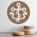 Anchor Rope Badge Ships Sailing Wall Sticker