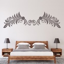 Angel Wings Design Headboard Wall Sticker