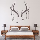 Antler Deer Dream Catcher Wall Sticker