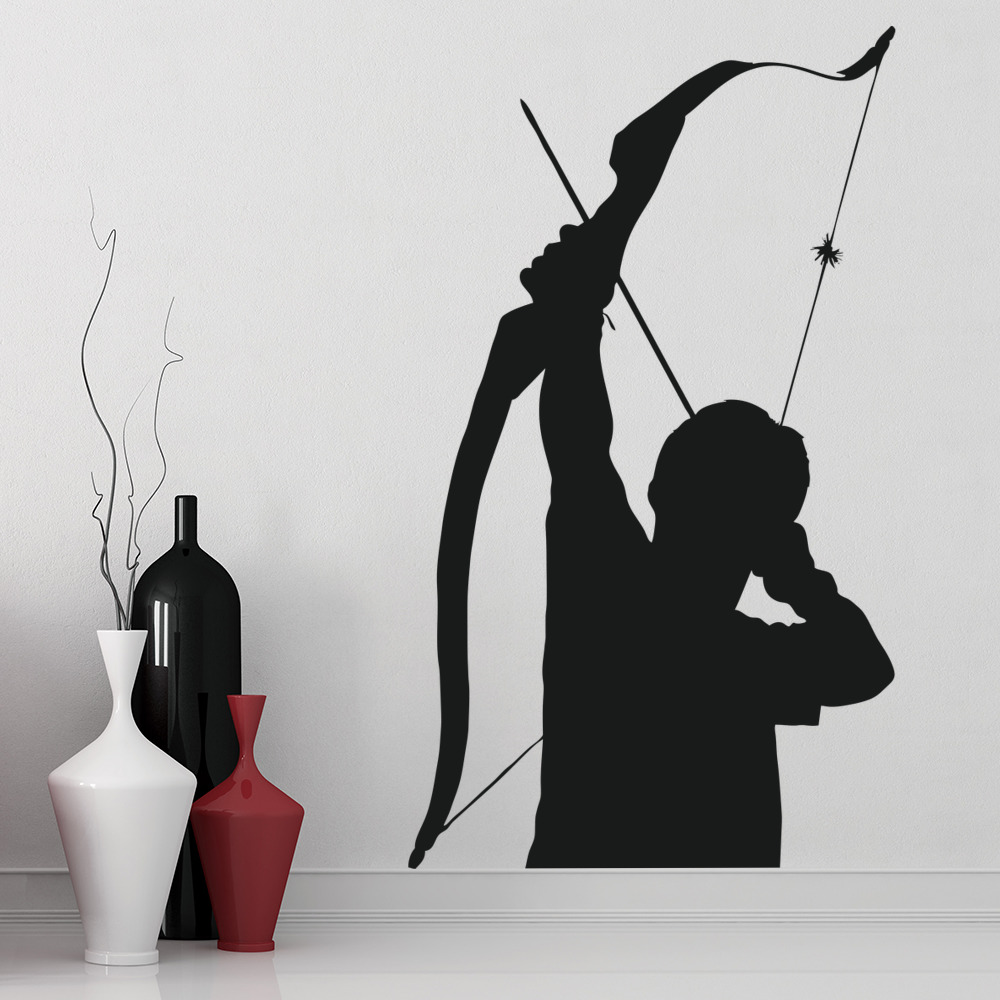 Archery Bow Arrow Wall Sticker - Mod6