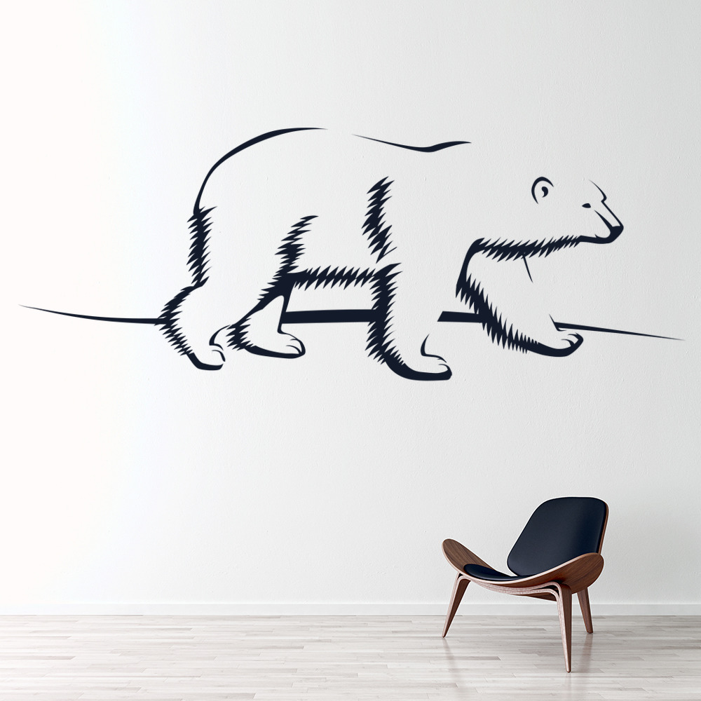 Arctic Animals Polar Bear Wall Sticker