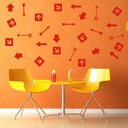 Arrows School Nursery Wall Sticker Set